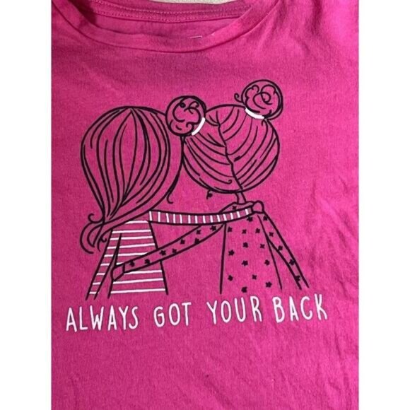 Baby Gap "Always Got Your Back" Long Sleeve Tee Shirt Size 2 T Organic C… - Picture 6 of 6